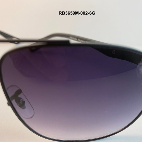 NEW/ RAY BAN RB3659M Ferrari Sunglasses Black Grey Gradient Lens Italy Made - Picture 12 of 12